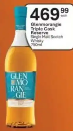 Liquor City Glenmorangie Triple Cask Reserve Single Malt Scotch Whisky offer
