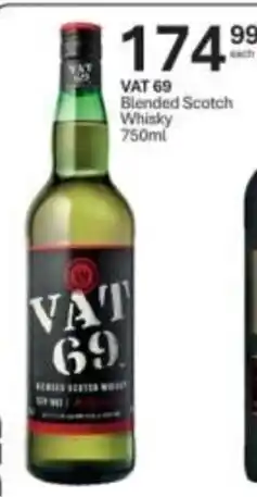 Liquor City VAT 69 Blended Scotch Whisky offer