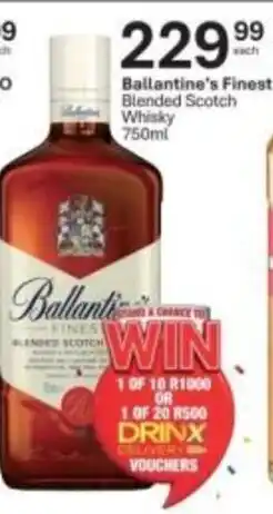 Liquor City Ballantine's Finest Blended Scotch Whisky offer