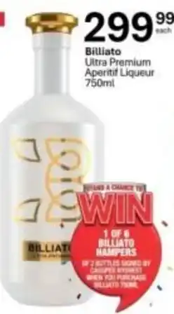 Liquor City Billiato Ultra Premium Aperitif Liqueur offer