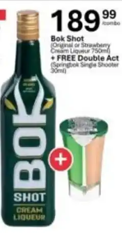 Liquor City Bok Shot Cream Liqueur offer