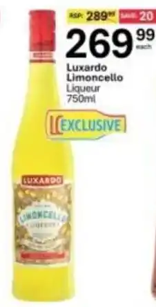 Liquor City Luxardo Limoncello Liqueur offer