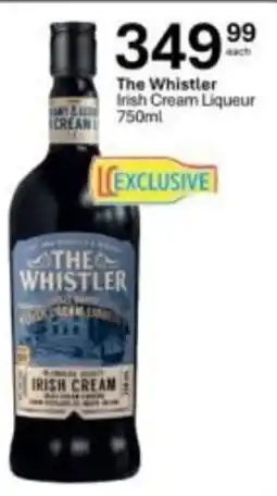 Liquor City The Whistler Irish Cream Liqueur offer