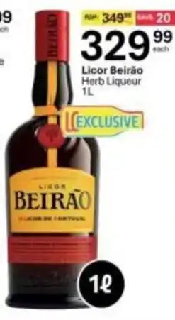 Liquor City Licor Beirão Herb Liqueur offer