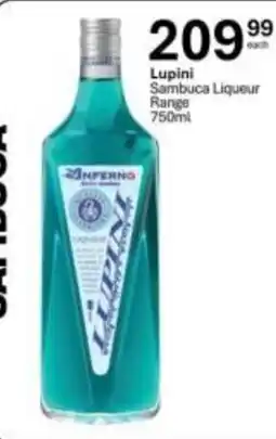 Liquor City Lupini Sambuca Liqueur offer