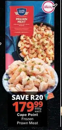 Checkers Cape Point Frozen Prawn Meat offer