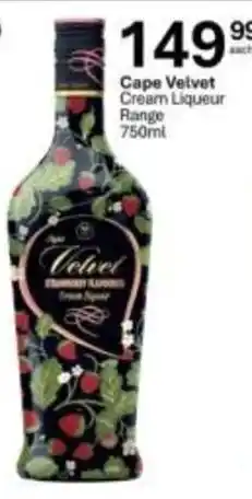 Liquor City Cape Velvet Cream Liqueur offer
