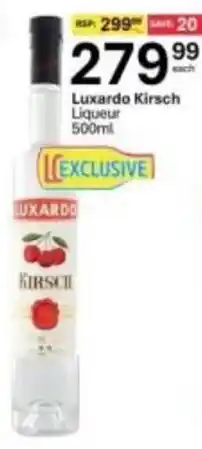 Liquor City Luxardo Kirsch Liqueur offer