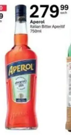 Liquor City Aperol Italian Bitter Aperitif offer