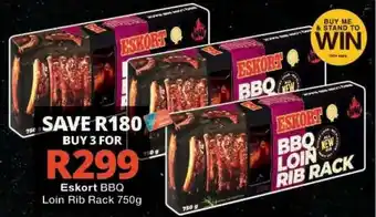 Eskort BBQ Loin Rib Rack 750g