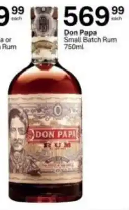 Liquor City Don Papa Small Batch Rum offer