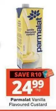Checkers PARMALAT VANILLA FLAVOURED CUSTARD offer