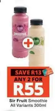 Checkers Sir Fruit Smoothie offer