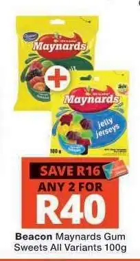 Checkers Beacon Maynards Gum Sweets offer