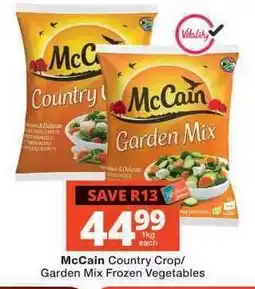 Checkers McCain Country Crop/Garden Mix Frozen Vegetables offer