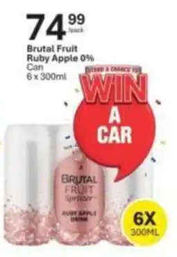 Liquor City Brutal Fruit Ruby Apple 0% offer