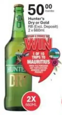 Liquor City Hunter's Dry or Gold offer