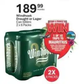Liquor City Windhoek Draught or Lager offer