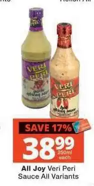 Checkers All Joy Veri Peri Sauce All Variants offer