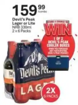 Liquor City Devil's Peak Lager or Lite offer