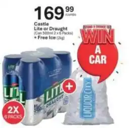 Liquor City Castle Lite or Draught offer
