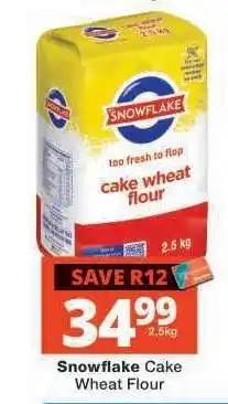 Checkers SNOWFLAKE CAKE WHEAT FLOUR offer