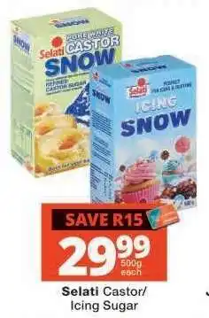 Checkers Selati Castor/Icing Sugar offer