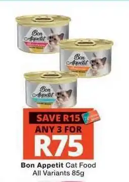 Checkers Bon Appetit Cat Food offer