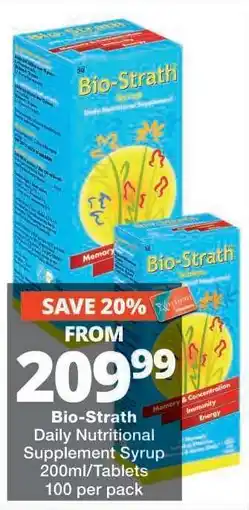 Checkers Bio-Strath offer