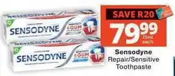 Checkers Sensodyne Repair/Sensitive Toothpaste offer