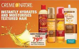 Checkers Creme of Nature Hair Care Products offer