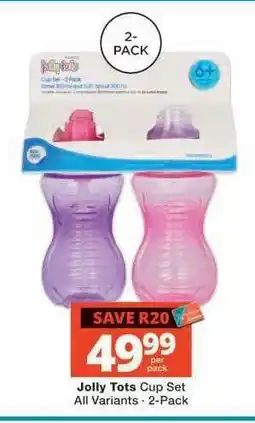 Checkers Jolly Tots Cup Set offer
