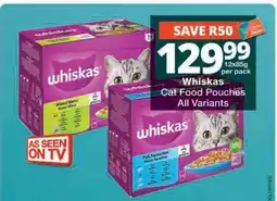 Checkers Whiskas Cat Food Pouches offer