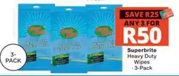 Checkers Superbrite Heavy Duty Wipes offer