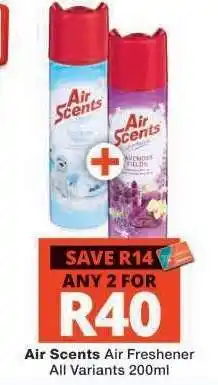 Checkers AIR SCENTS AIR FRESHENER offer