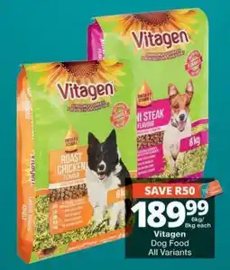 Checkers Vitagen Dog Food offer
