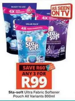 Checkers Sta-soft Ultra Fabric Softener offer