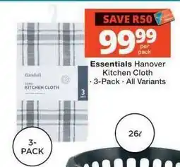 Checkers Essentials Hanover Kitchen Cloth offer