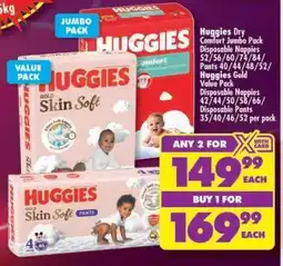 Shoprite Huggies Gold Value Pack offer