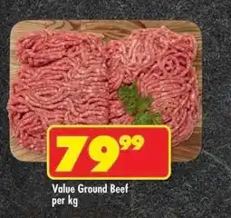 Shoprite VALUE GROUND BEEF per kg offer