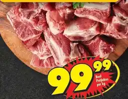 Shoprite BEEF POTJIEKOS per kg offer