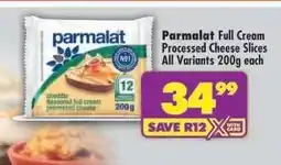 Shoprite PARMALAT Full Cream Processed Cheese Slices offer