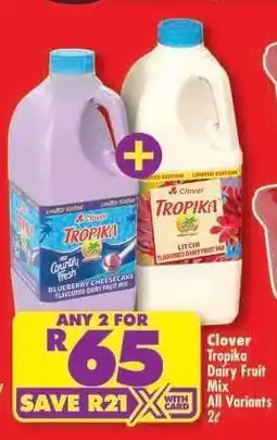 Shoprite Clover Tropika Dairy Fruit Mix offer