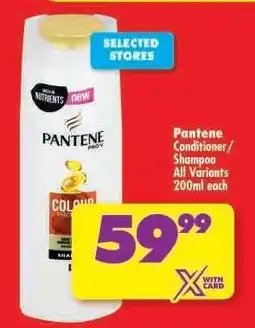 Shoprite Pantene Conditioner/Shampoo All Variants 200ml each offer