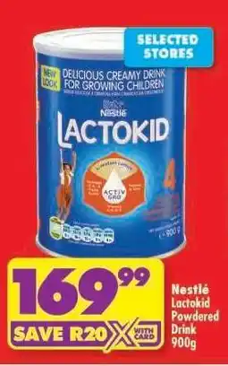 Shoprite Nestlé Lactokid Powdered Drink 900g offer