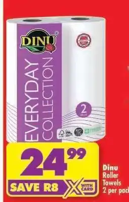 Shoprite DINU Roller Towels offer