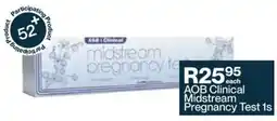 Alpha Pharm AOB Clinical Midstream Pregnancy Test 1s offer