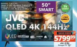 Checkers JVC QLED Google TV 50" offer