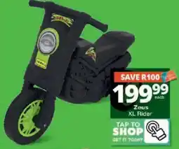 Checkers Zeus XL Rider offer