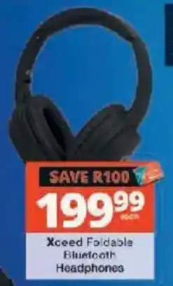 Checkers Xceed Foldable Bluetooth Headphones offer